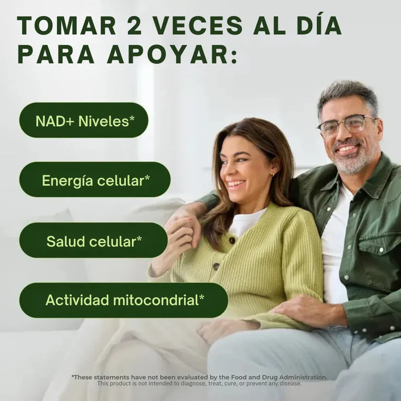 NAD+ Nicotinamide Riboside Resveratrol - Últimas Unidades 🔥
