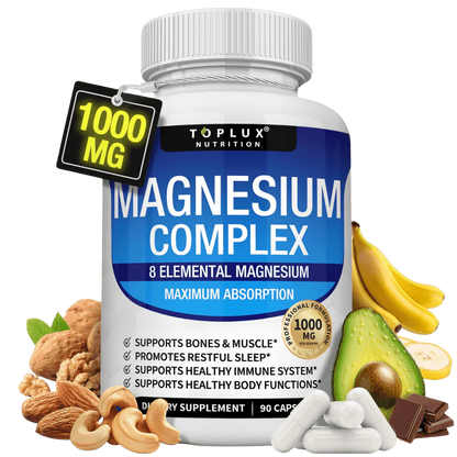 Magnesium Complex™ 💪 El poder natural 8 en 1 para tu energía, sueño y bienestar