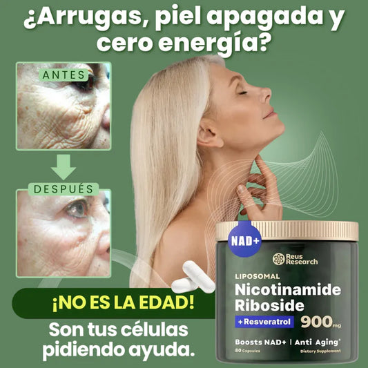 NAD+ Nicotinamide Riboside Resveratrol - Últimas Unidades 🔥